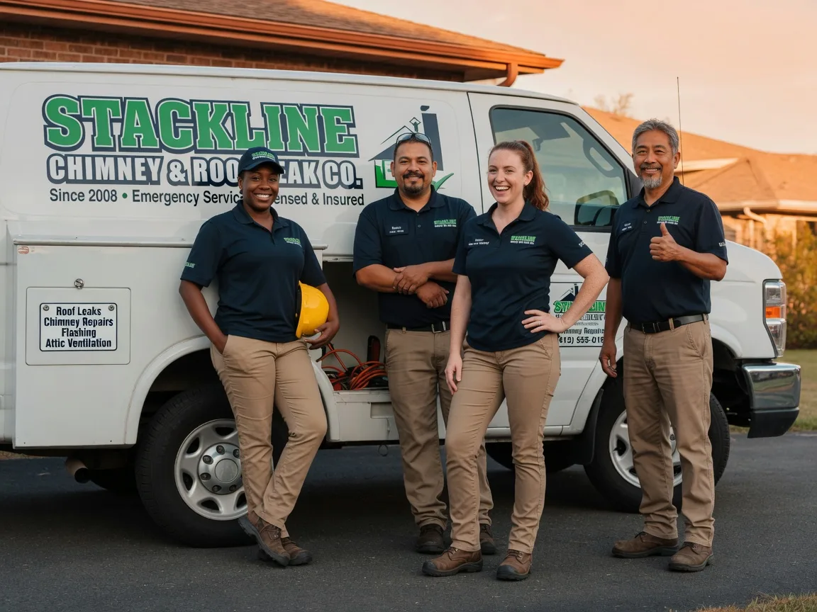 Chimney flashing repair company in Macon, IL